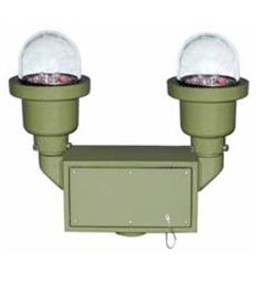 POL-21005-2F-R-M25B-D2-NC-MT ICAO"Low-A" 10cd RED Double Obstruction Light 220vAC